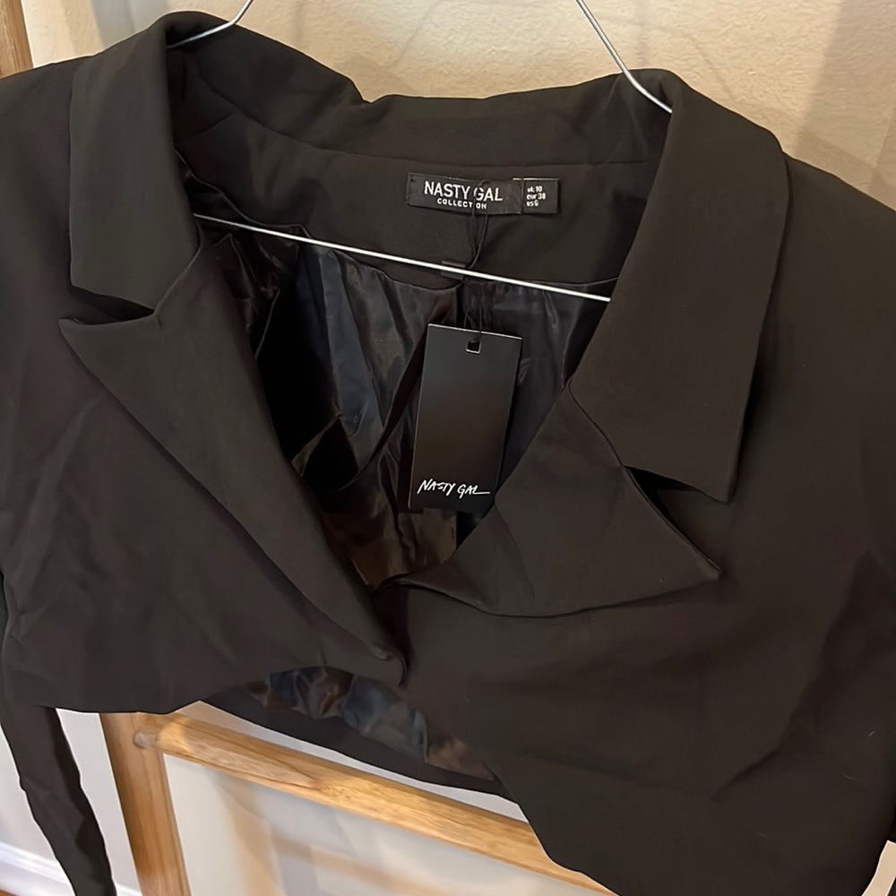 Nasty Gal Cropped Blazer